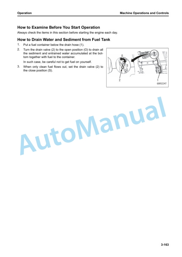 Komatsu D475A-8 Bull Dozer Operation and Maintenance Manual TEN01163-00 3 Komatsu D475A-8 Bull Dozer Operation and Maintenance Manual TEN01163-00 - Image 3
