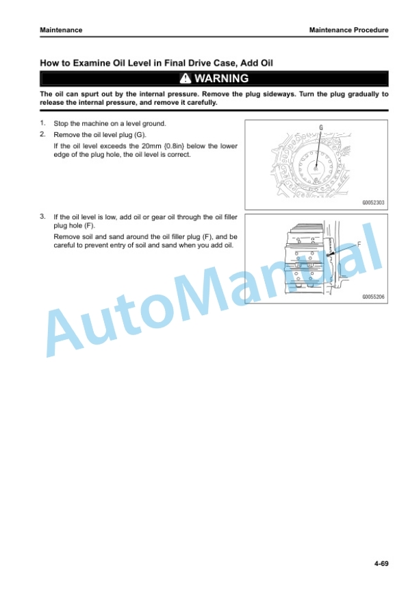 Komatsu D475A-8 Bull Dozer Operation and Maintenance Manual TEN01163-00 5 Komatsu D475A-8 Bull Dozer Operation and Maintenance Manual TEN01163-00 - Image 5