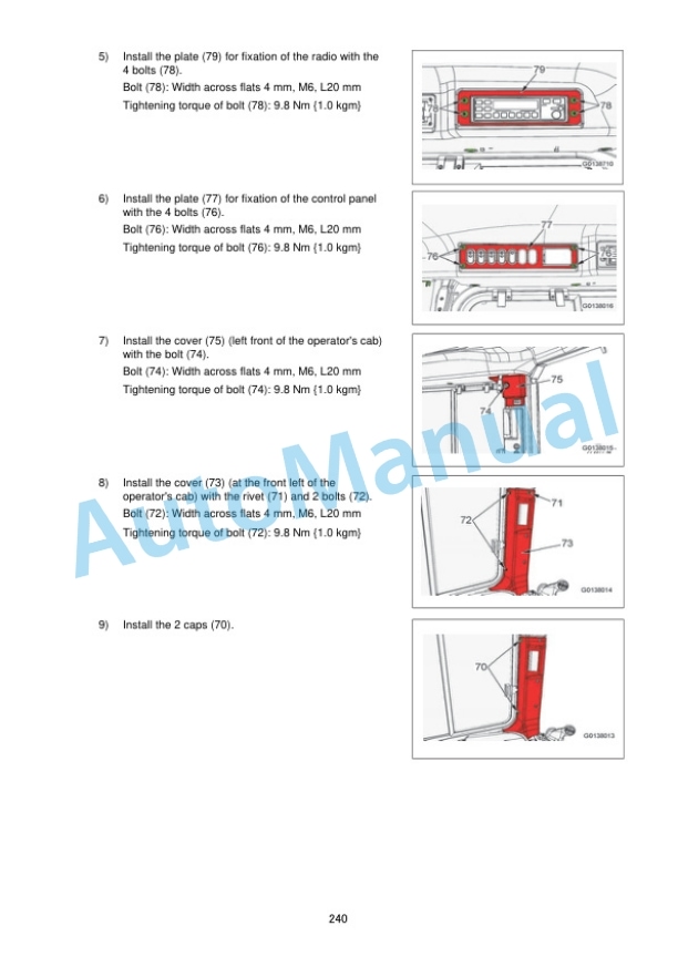Komatsu D475A-8, D475Ai-8 Bull Dozer Field Assembly Instruction GEN00285-00 4 Komatsu D475A-8, D475Ai-8 Bull Dozer Field Assembly Instruction GEN00285-00 - Image 4