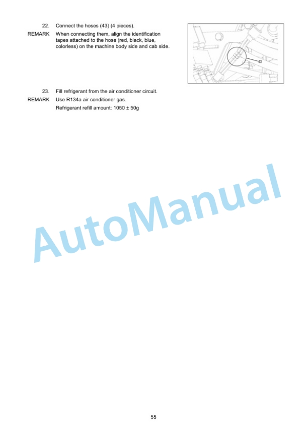 Alternative view of Komatsu D475A-8E0 Bull Dozer Field Assembly Instruction GEN00210-04