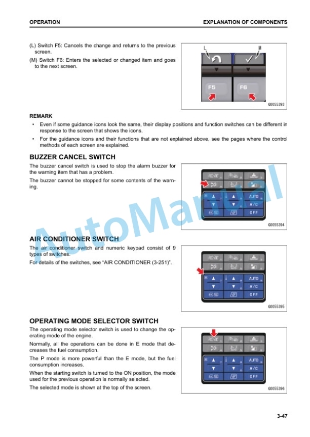 Alternative view of Komatsu D475A-8R Bull Dozer Operation and Maintenance Manual PEN01711-02