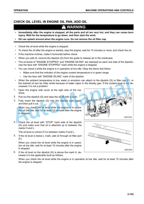 Komatsu D475A-8R Bull Dozer Operation and Maintenance Manual PEN01711-02 3 Komatsu D475A-8R Bull Dozer Operation and Maintenance Manual PEN01711-02 - Image 3