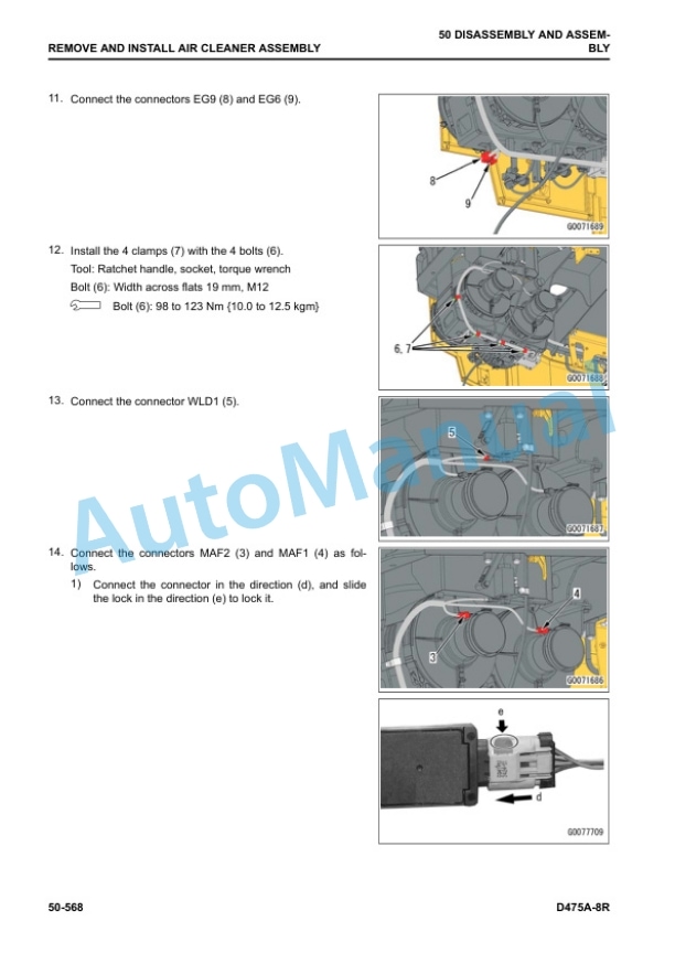 Komatsu D475A-8R Bull Dozer Shop Manual SEN06892-02 5 Komatsu D475A-8R Bull Dozer Shop Manual SEN06892-02 - Image 5
