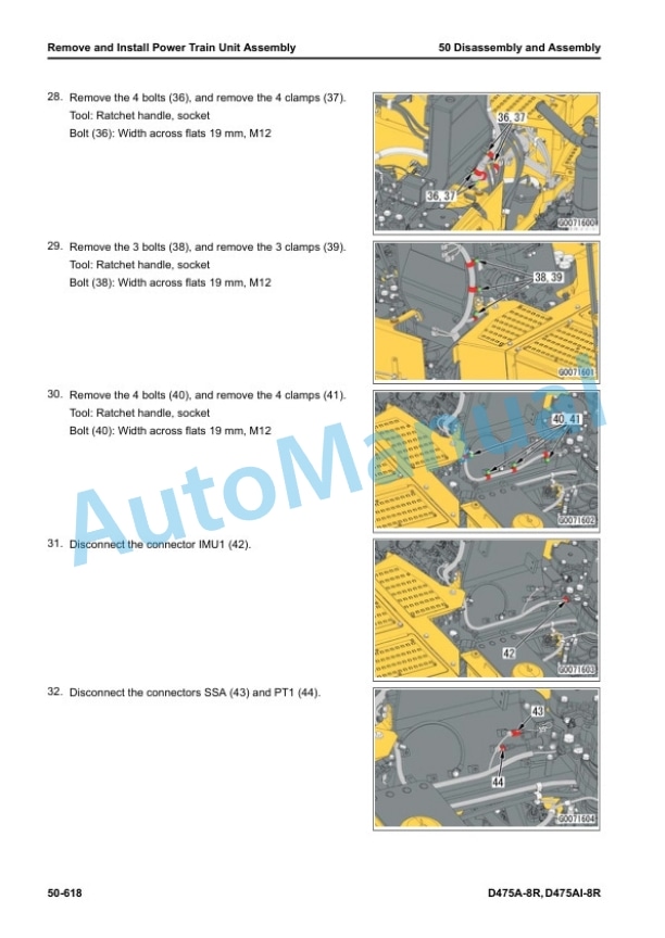 Komatsu D475A-8R, D475Ai-8R Bull Dozer Shop Manual SEN06988-00 5 Komatsu D475A-8R, D475Ai-8R Bull Dozer Shop Manual SEN06988-00 - Image 5