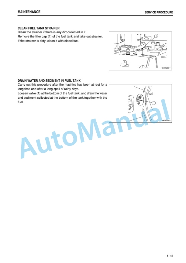 Komatsu D475ASD-5E0 Bull Dozer Operation and Maintenance Manual PEN00128-06 5 Komatsu D475ASD-5E0 Bull Dozer Operation and Maintenance Manual PEN00128-06 - Image 5