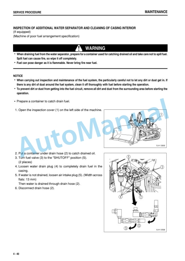 Komatsu D475ASD-5E0 Bull Dozer Operation and Maintenance Manual PEN00282-02 5 Komatsu D475ASD-5E0 Bull Dozer Operation and Maintenance Manual PEN00282-02 - Image 5