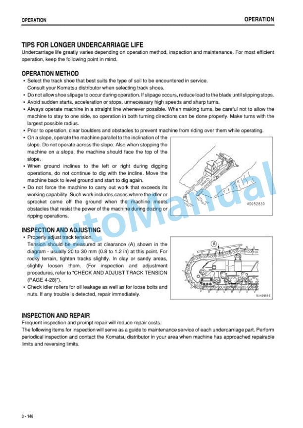 Komatsu D475ASD-5E0 Bull Dozer Operation and Maintenance Manual PEN00415-00 4 Komatsu D475ASD-5E0 Bull Dozer Operation and Maintenance Manual PEN00415-00 - Image 4
