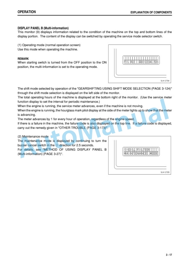 Alternative view of Komatsu D475ASD-5E0 Bull Dozer Operation and Maintenance Manual TEN00283-03