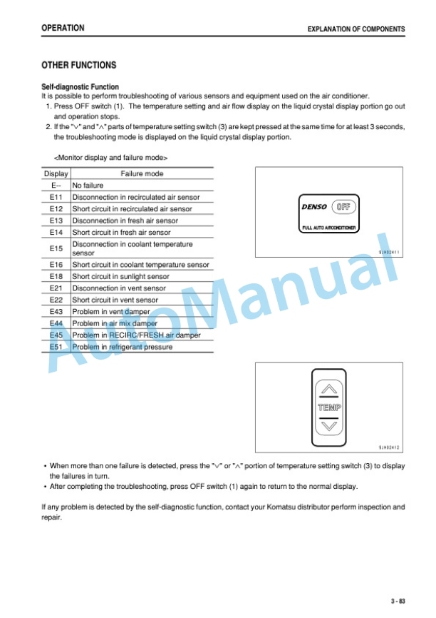 Komatsu D475ASD-5E0 Bull Dozer Operation and Maintenance Manual TEN00283-03 3 Komatsu D475ASD-5E0 Bull Dozer Operation and Maintenance Manual TEN00283-03 - Image 3