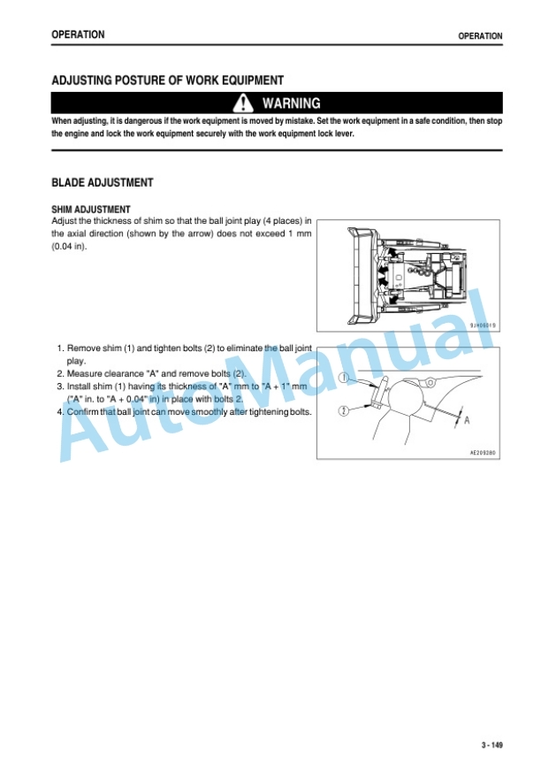 Komatsu D475ASD-5E0 Bull Dozer Operation and Maintenance Manual TEN00283-03 4 Komatsu D475ASD-5E0 Bull Dozer Operation and Maintenance Manual TEN00283-03 - Image 4