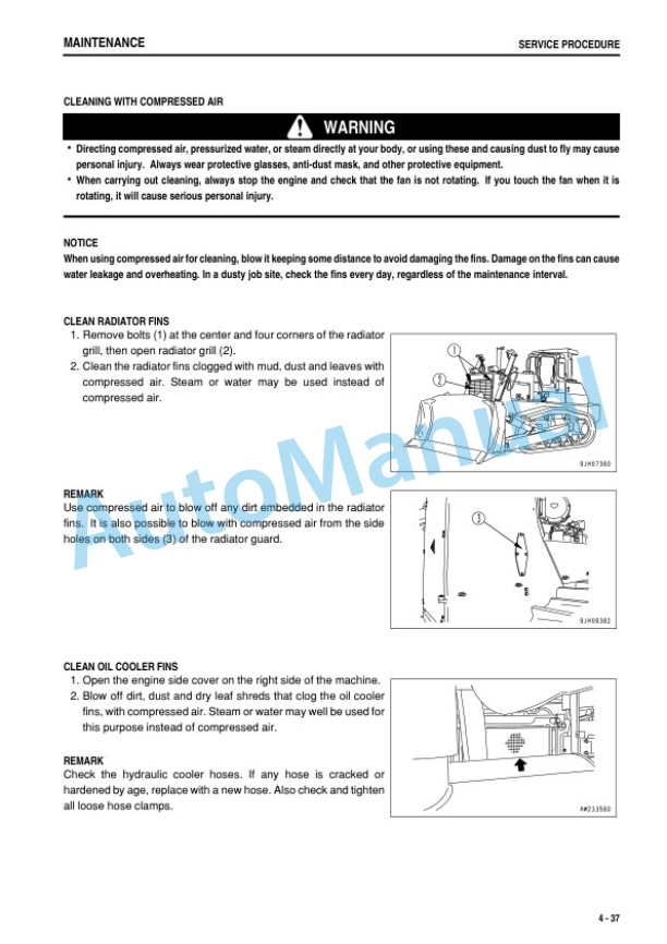 Komatsu D475ASD-5E0 Bull Dozer Operation and Maintenance Manual TEN00283-03 5 Komatsu D475ASD-5E0 Bull Dozer Operation and Maintenance Manual TEN00283-03 - Image 5
