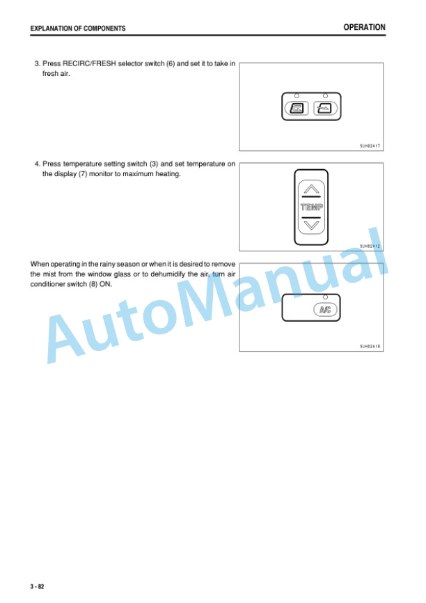 Komatsu D475ASD-5E0 Bull Dozer Operation and Maintenance Manual TEN00376-00 3 Komatsu D475ASD-5E0 Bull Dozer Operation and Maintenance Manual TEN00376-00 - Image 3