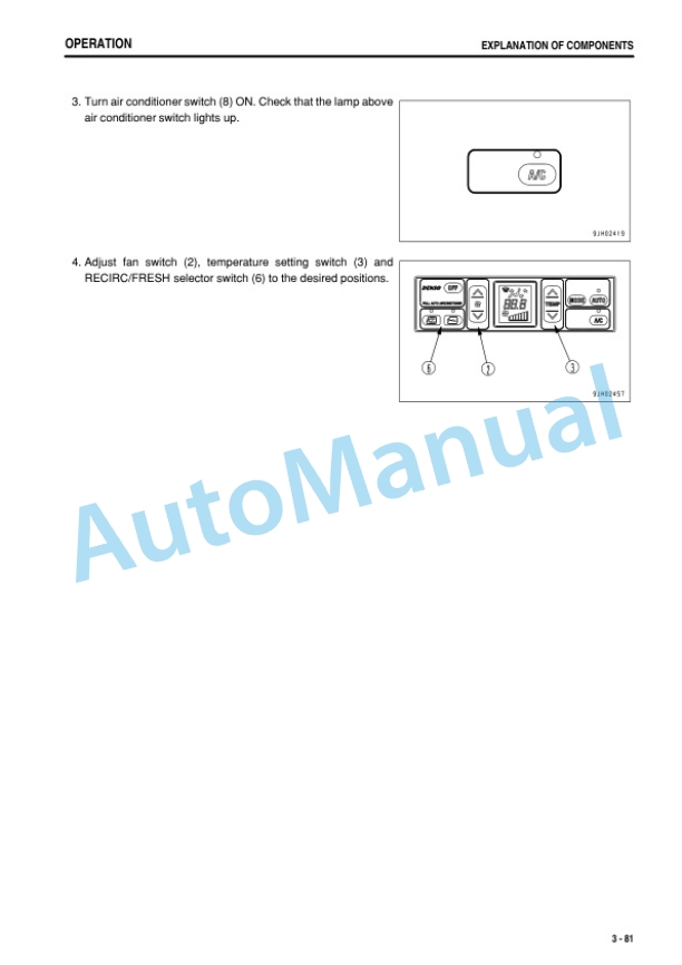 Komatsu D475ASD-5E0 Bull Dozer Operation and Maintenance Manual TEN00377-00 3 Komatsu D475ASD-5E0 Bull Dozer Operation and Maintenance Manual TEN00377-00 - Image 3