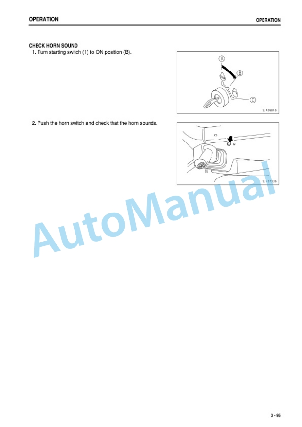 Komatsu D475ASD-5E0 Bull Dozer Operation and Maintenance Manual TEN00497-03 3 Komatsu D475ASD-5E0 Bull Dozer Operation and Maintenance Manual TEN00497-03 - Image 3