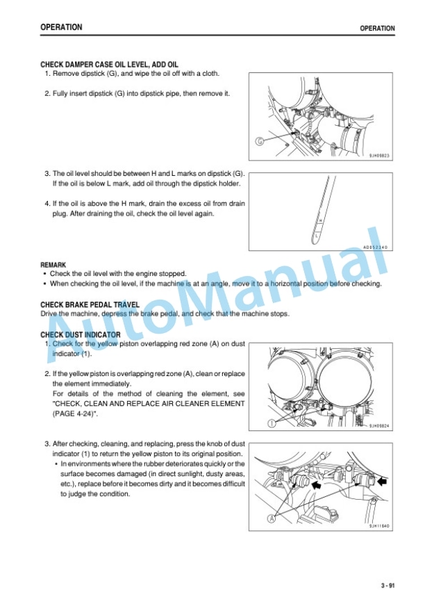 Komatsu D475ASD-5E0 Bull Dozer Operation and Maintenance Manual TEN00498-03 3 Komatsu D475ASD-5E0 Bull Dozer Operation and Maintenance Manual TEN00498-03 - Image 3