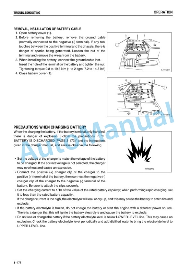 Komatsu D475ASD-5E0 Bull Dozer Operation and Maintenance Manual TEN00891-00 4 Komatsu D475ASD-5E0 Bull Dozer Operation and Maintenance Manual TEN00891-00 - Image 4