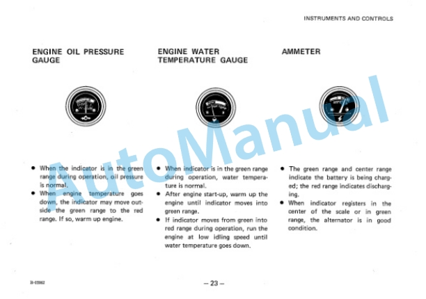 Alternative view of Komatsu D50A-16 Bull Dozer Operation and Maintenance Manual SEAM130C01