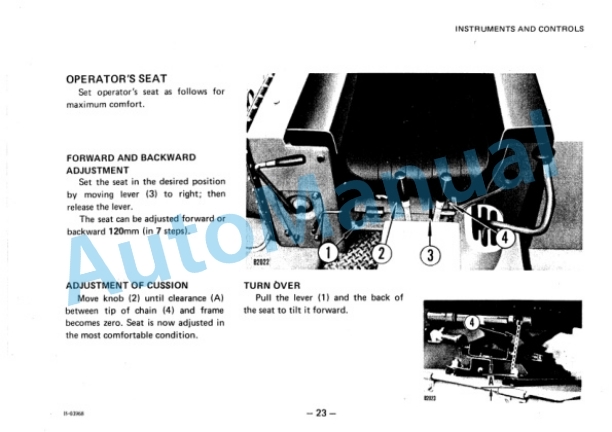 Alternative view of Komatsu D50A-16, D50P-16, D50PL-16 Bull Dozer Operation and Maintenance Manual D50A,P.16-AE2