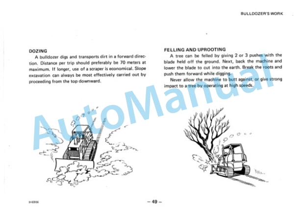 Komatsu D50A-16, D50P-16, D50PL-16 Bull Dozer Operation and Maintenance Manual D50A,P.16-AE2 3 Komatsu D50A-16, D50P-16, D50PL-16 Bull Dozer Operation and Maintenance Manual D50A,P.16-AE2 - Image 3