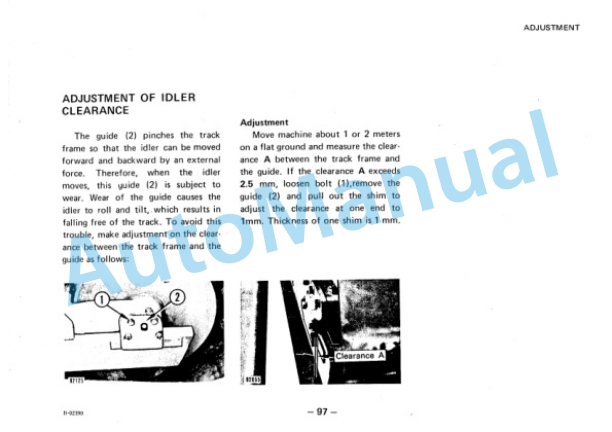 Komatsu D50A-16, D50P-16, D50PL-16 Bull Dozer Operation and Maintenance Manual D50A,P.16-AE2 5 Komatsu D50A-16, D50P-16, D50PL-16 Bull Dozer Operation and Maintenance Manual D50A,P.16-AE2 - Image 5