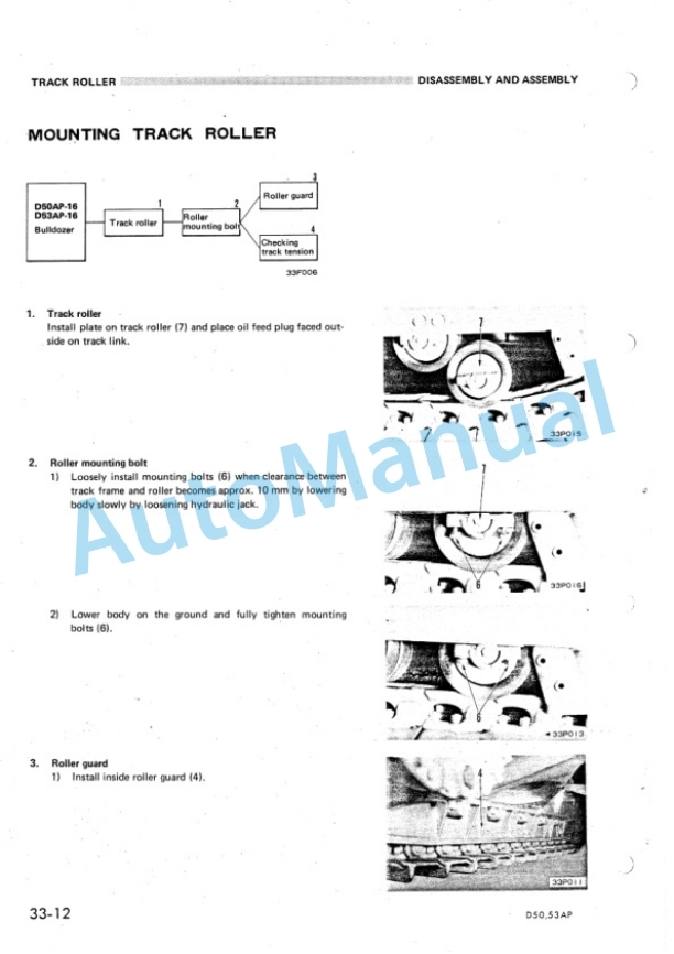 Komatsu D50A-16, D50P-16, D50PL-16, D53A-16, D53P-16 Bull Dozer Shop Manual SEBM130C002 5 Komatsu D50A-16, D50P-16, D50PL-16, D53A-16, D53P-16 Bull Dozer Shop Manual SEBM130C002 - Image 5