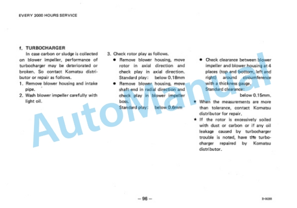 Komatsu D50P-16, D50PL-16 Bull Dozer Operation and Maintenance Manual SEAM13FC00 5 Komatsu D50P-16, D50PL-16 Bull Dozer Operation and Maintenance Manual SEAM13FC00 - Image 5