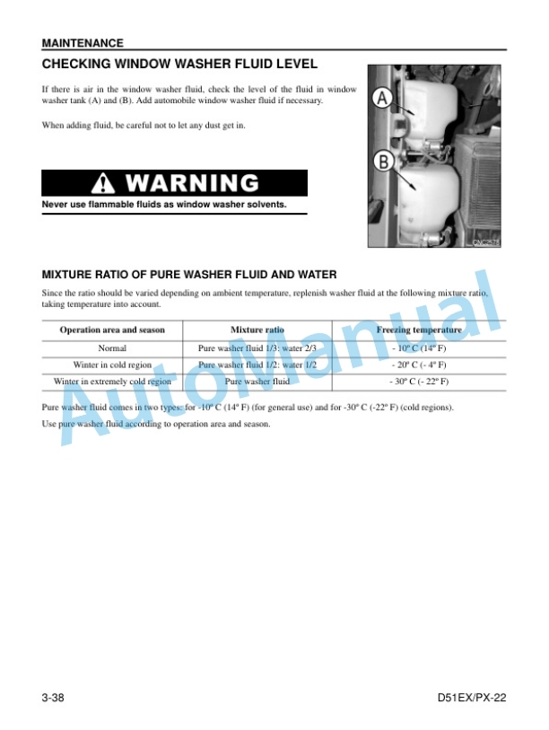 Komatsu D51EX-22, D51PX-22 Bull Dozer Operation and Maintenance Manual CEAM002501 5 Komatsu D51EX-22, D51PX-22 Bull Dozer Operation and Maintenance Manual CEAM002501 - Image 5