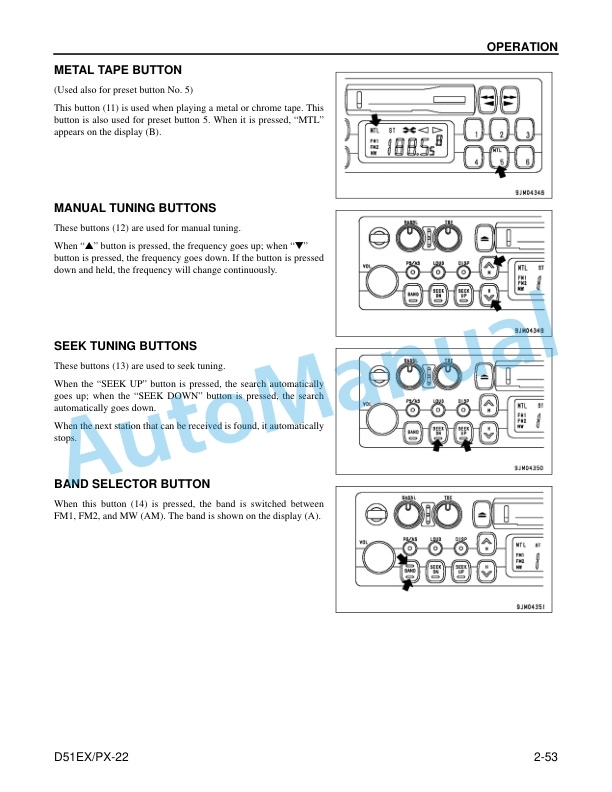 Komatsu D51EX-22, D51PX-22 Bull Dozer Operation and Maintenance Manual CEAM018700 3 Komatsu D51EX-22, D51PX-22 Bull Dozer Operation and Maintenance Manual CEAM018700 - Image 3