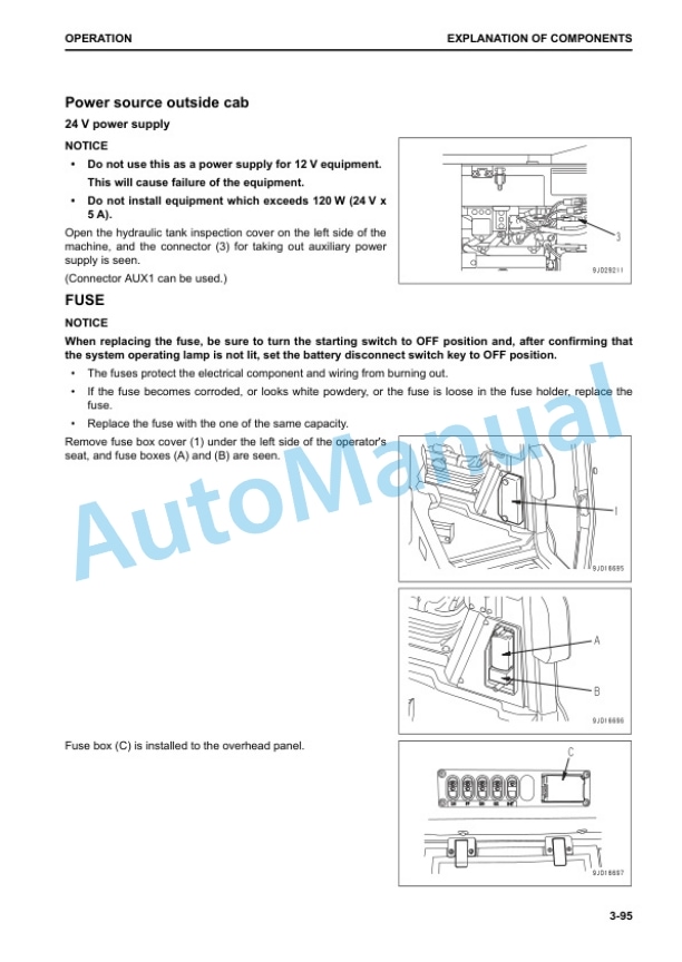 Komatsu D51EX-24, D51PX-24 Bull Dozer Operation and Maintenance Manual EENAM03561 3 Komatsu D51EX-24, D51PX-24 Bull Dozer Operation and Maintenance Manual EENAM03561 - Image 3