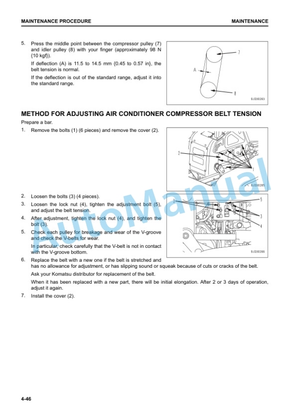 Komatsu D51EX-24, D51PX-24 Bull Dozer Operation and Maintenance Manual KEAM104403 5 Komatsu D51EX-24, D51PX-24 Bull Dozer Operation and Maintenance Manual KEAM104403 - Image 5
