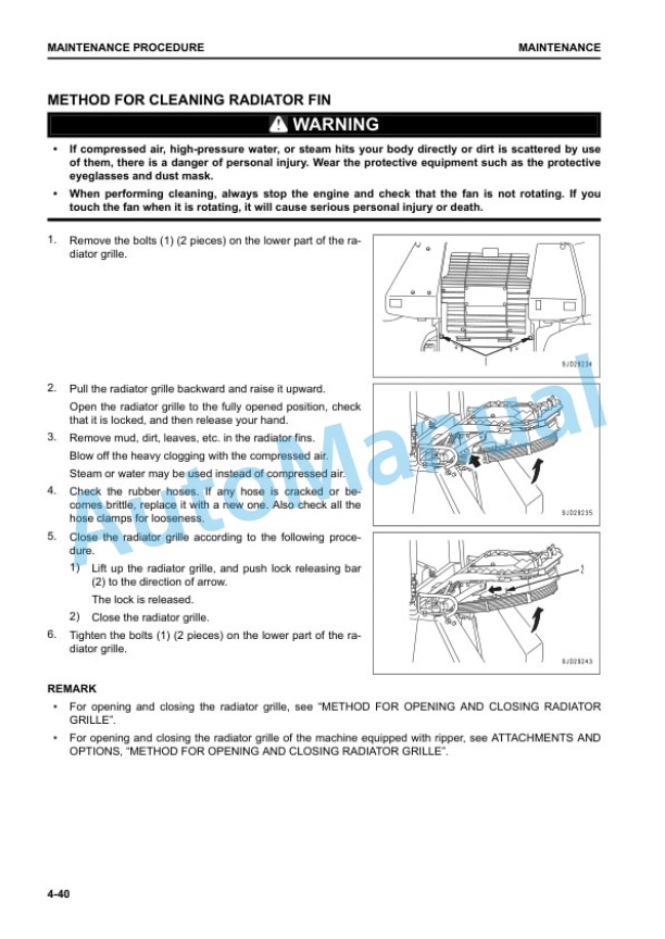 Komatsu D51EX-24, D51PX-24 Bull Dozer Operation and Maintenance Manual PEN01179-01 5 Komatsu D51EX-24, D51PX-24 Bull Dozer Operation and Maintenance Manual PEN01179-01 - Image 5