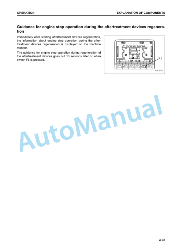 Alternative view of Komatsu D51EX-24, D51PX-24 Bull Dozer Operation and Maintenance Manual PEN01293-01
