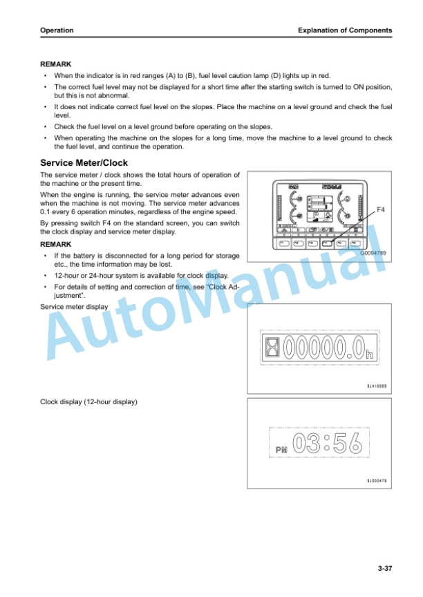 Alternative view of Komatsu D51EX-24, D51PX-24 Bull Dozer Operation and Maintenance Manual PEN01721-04