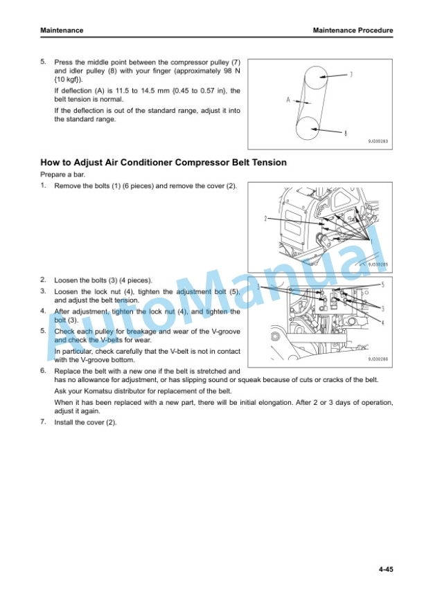 Komatsu D51EX-24, D51PX-24 Bull Dozer Operation and Maintenance Manual PEN01721-04 5 Komatsu D51EX-24, D51PX-24 Bull Dozer Operation and Maintenance Manual PEN01721-04 - Image 5