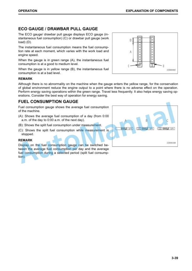 Alternative view of Komatsu D51EX-24, D51PX-24 Bull Dozer Operation and Maintenance Manual TEN00770-00