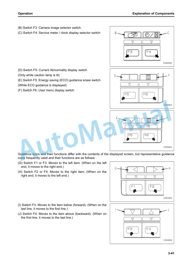 Alternative view of Komatsu D51EX-24, D51PX-24 Bull Dozer Operation and Maintenance Manual TEN00770-02
