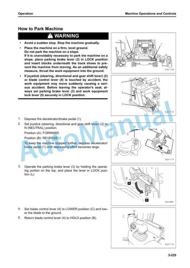 Komatsu D51EX-24, D51PX-24 Bull Dozer Operation and Maintenance Manual TEN00770-02 4 Komatsu D51EX-24, D51PX-24 Bull Dozer Operation and Maintenance Manual TEN00770-02 - Image 4