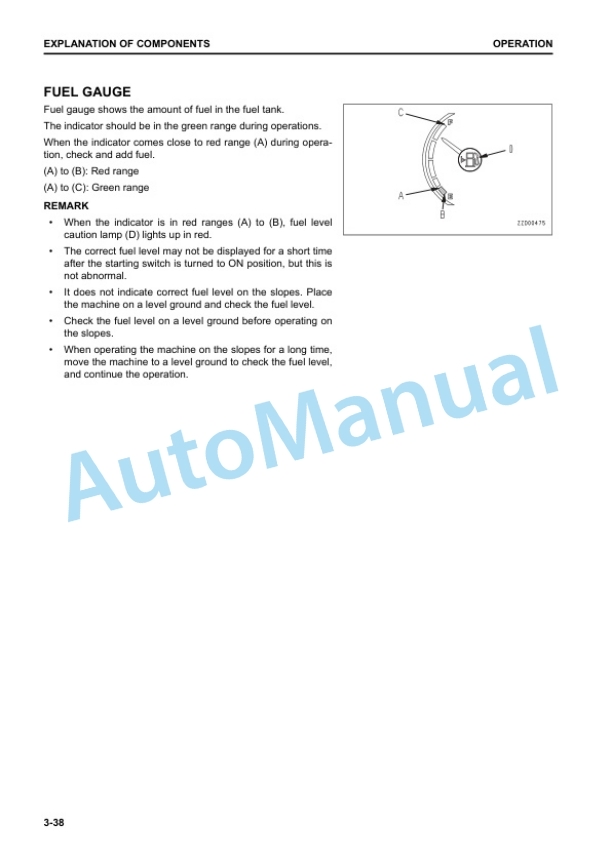 Alternative view of Komatsu D51EX-24, D51PX-24 Bull Dozer Operation and Maintenance Manual TEN00865-01