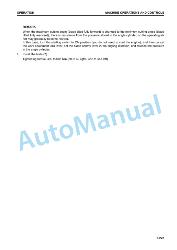 Komatsu D51EX-24, D51PX-24 Bull Dozer Operation and Maintenance Manual TEN00865-01 4 Komatsu D51EX-24, D51PX-24 Bull Dozer Operation and Maintenance Manual TEN00865-01 - Image 4