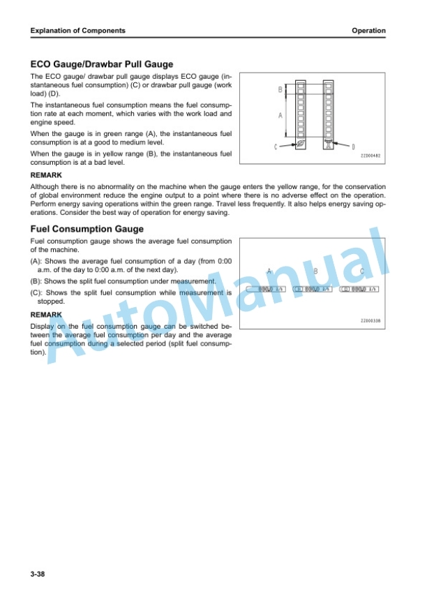 Alternative view of Komatsu D51EX-24, D51PX-24 Bull Dozer Operation and Maintenance Manual TEN00865-02