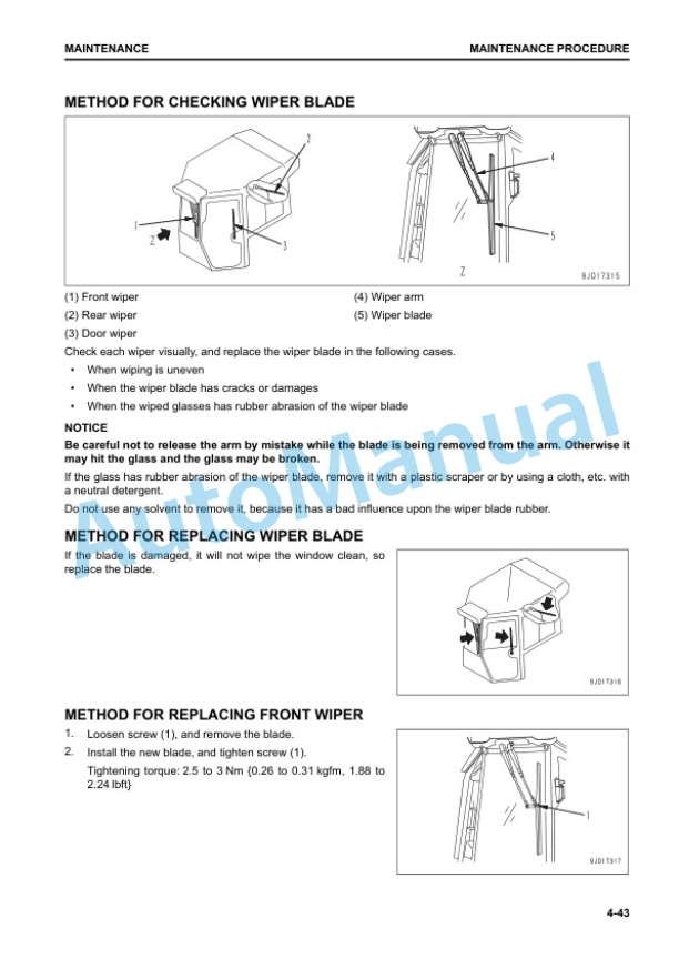 Komatsu D51EX-24, D51PX-24 Bull Dozer Operation and Maintenance Manual TEN00955-00 5 Komatsu D51EX-24, D51PX-24 Bull Dozer Operation and Maintenance Manual TEN00955-00 - Image 5