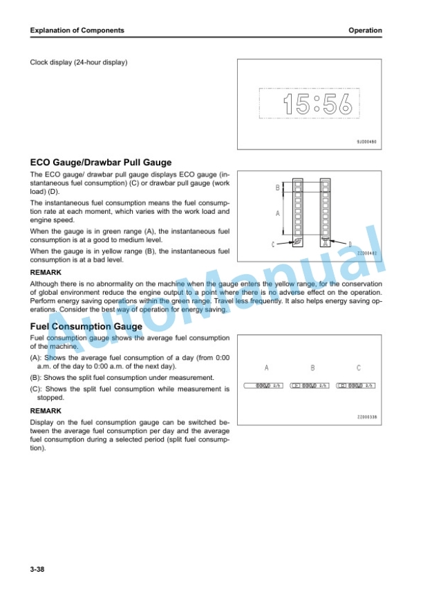 Alternative view of Komatsu D51EX-24, D51PX-24 Bull Dozer Operation and Maintenance Manual TEN00955-04