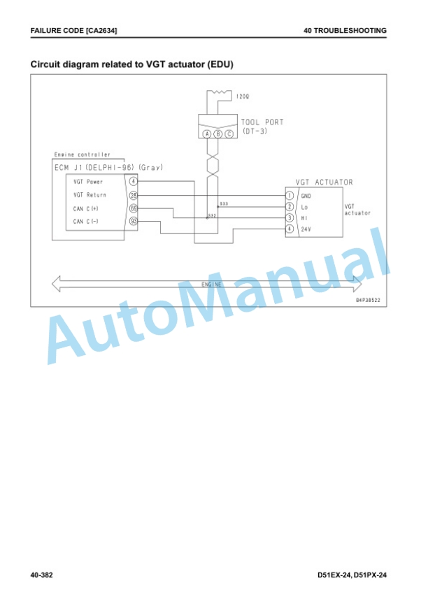 Komatsu D51EX-24, D51PX-24 Bull Dozer Shop Manual KEBM683005 3 Komatsu D51EX-24, D51PX-24 Bull Dozer Shop Manual KEBM683005 - Image 3