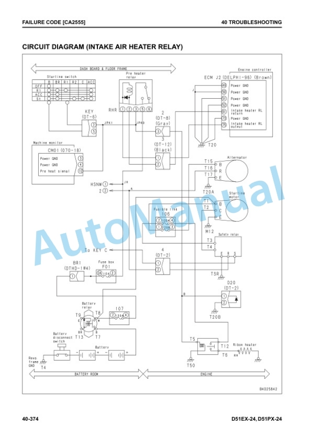 Komatsu D51EX-24, D51PX-24 Bull Dozer Shop Manual SEN06617-07 3 Komatsu D51EX-24, D51PX-24 Bull Dozer Shop Manual SEN06617-07 - Image 3