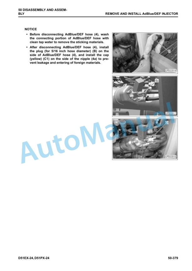 Komatsu D51EX-24, D51PX-24 Bulldozer Shop Manual KEAM683005 5 Komatsu D51EX-24, D51PX-24 Bulldozer Shop Manual KEAM683005 - Image 5