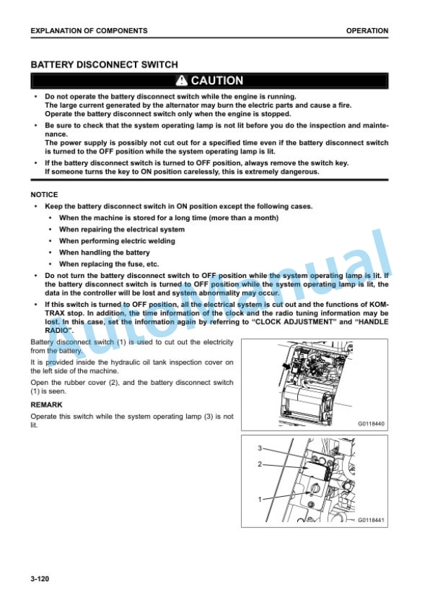 Komatsu D51EX-24E0, D51PX-24E0 Bull Dozer Operation and Maintenance Manual EENAM04141 3 Komatsu D51EX-24E0, D51PX-24E0 Bull Dozer Operation and Maintenance Manual EENAM04141 - Image 3