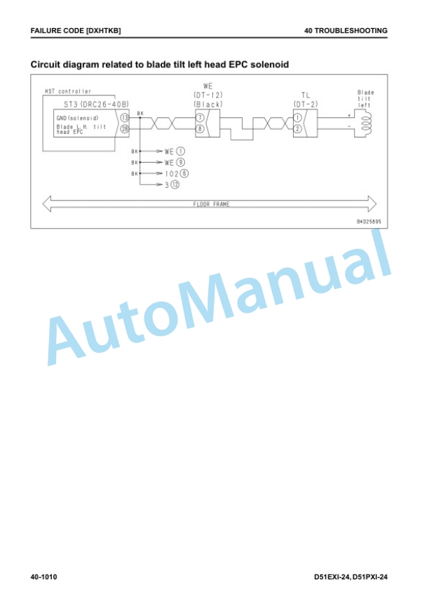 Komatsu D51EXi-24, D51PXi-24 Bull Dozer Shop Manual KEBM662110 4 Komatsu D51EXi-24, D51PXi-24 Bull Dozer Shop Manual KEBM662110 - Image 4