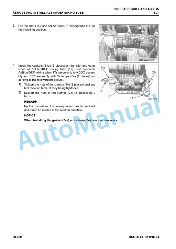 Komatsu D51EXi-24, D51PXi-24 Bull Dozer Shop Manual KEBM662110 5 Komatsu D51EXi-24, D51PXi-24 Bull Dozer Shop Manual KEBM662110 - Image 5