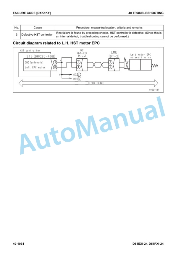 Komatsu D51EXi-24, D51PXi-24 Bull Dozer Shop Manual KEBM685005 4 Komatsu D51EXi-24, D51PXi-24 Bull Dozer Shop Manual KEBM685005 - Image 4