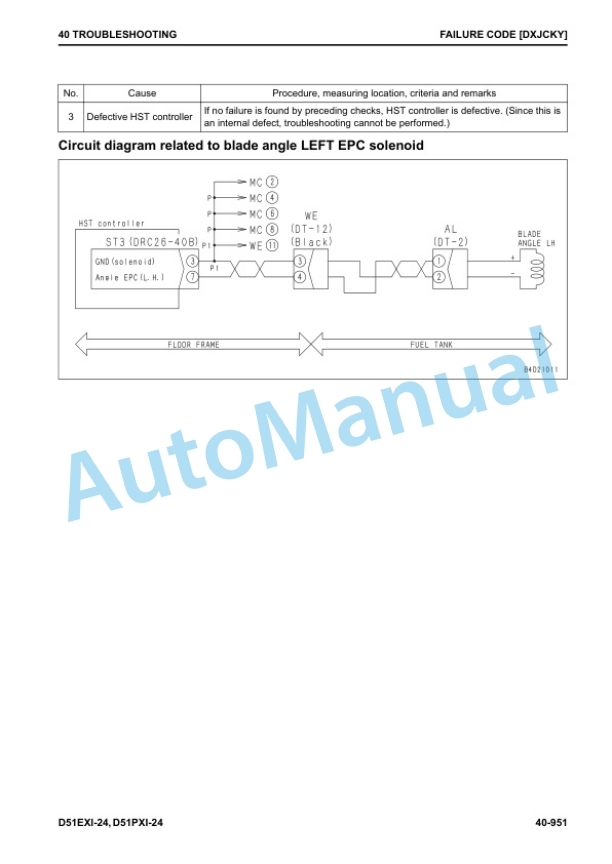 Komatsu D51EXi-24, D51PXi-24 Bull Dozer Shop Manual SEN06621-02 4 Komatsu D51EXi-24, D51PXi-24 Bull Dozer Shop Manual SEN06621-02 - Image 4